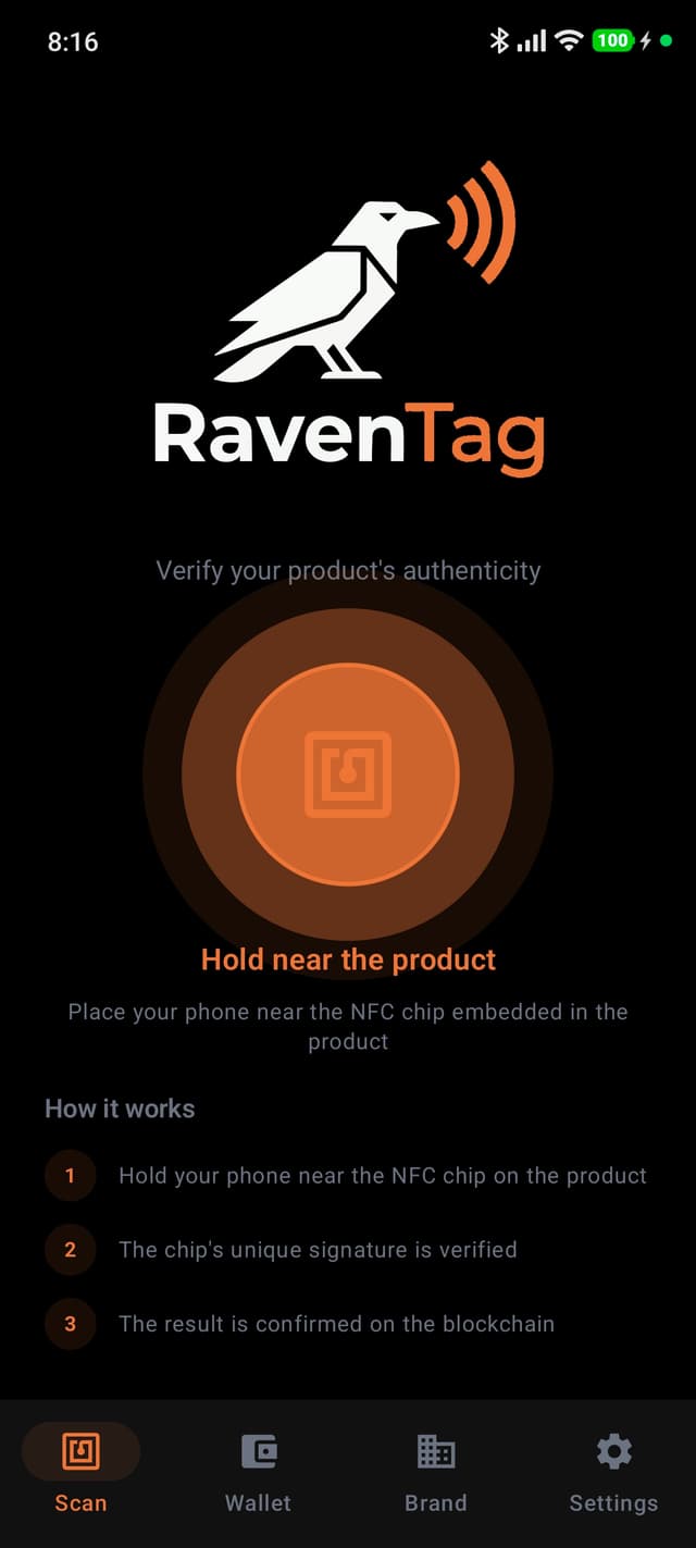 RavenTag Brand screenshot 1