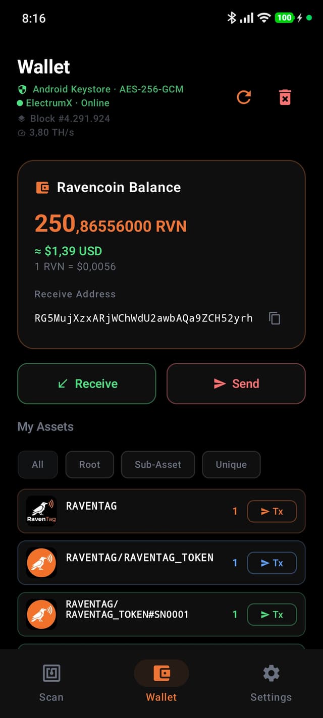 RavenTag Verify screenshot 2